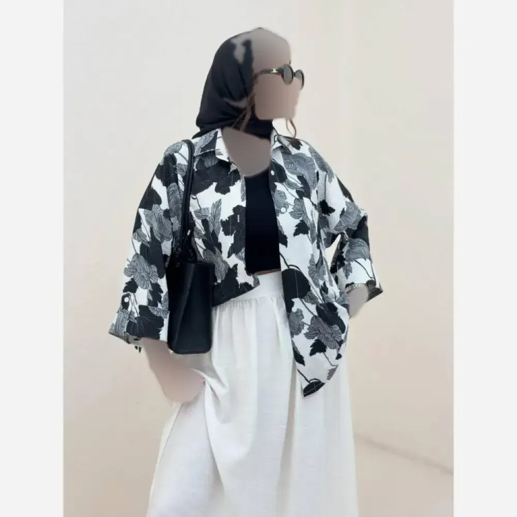 شومیز پینترستی پروانه جگوار وارداتی فری سایز 38 تا 48 تنخور شیک و زیبا