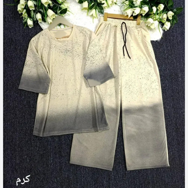 پیراهن ساحلی نخی زنانه فری سایز مشکی خنک و سبک کد 9390