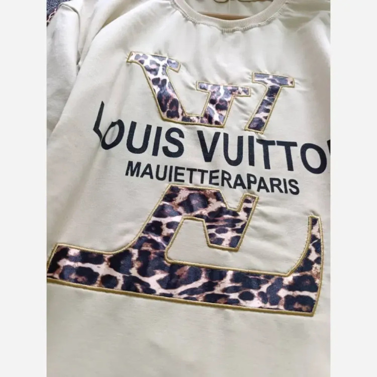 ست زنانه لویی ویتون پلنگی گلکسی پنبه فری سایز 38-48 شیک و زیبا