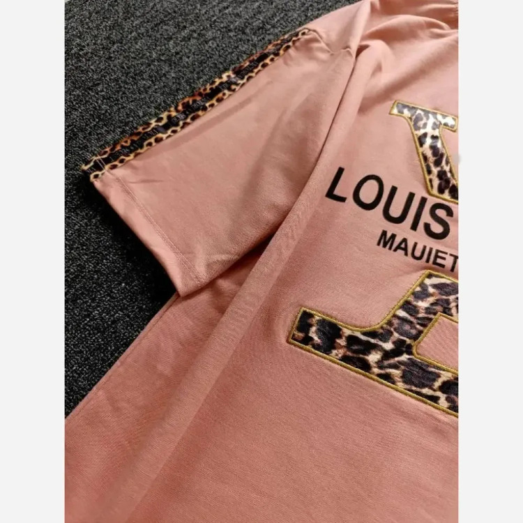 ست زنانه لویی ویتون پلنگی گلکسی پنبه فری سایز 38-48 شیک و زیبا