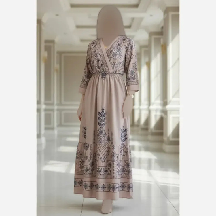 پیراهن ساحلی زنانه مزونی بوگاتی فری سایز شیک و راحت مناسب فصل