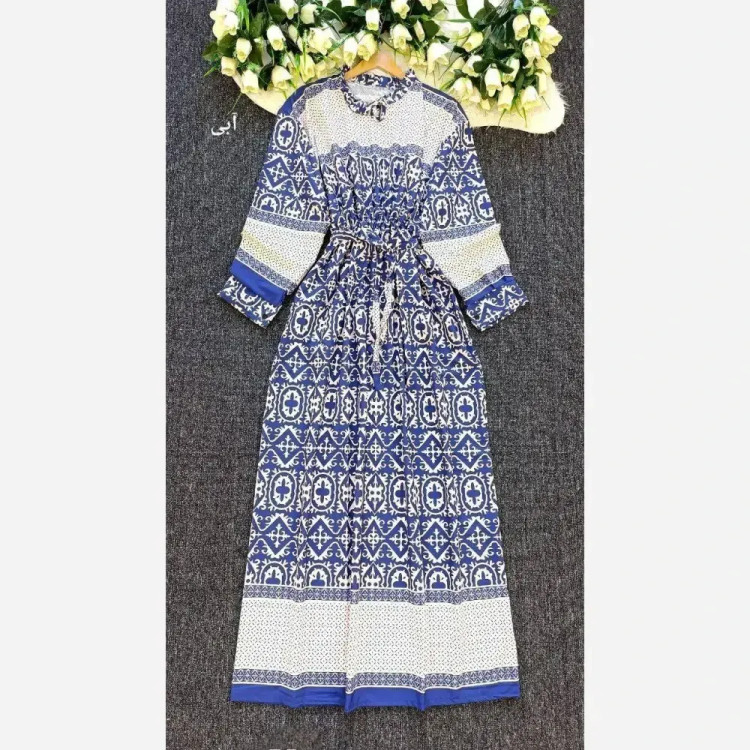 پیراهن ساحلی مزونی فلورانس فری سایز زنانه شیک و راحت مناسب استایل روزمره و مهمانی