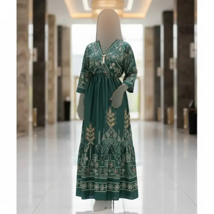 پیراهن ساحلی زنانه مزونی بوگاتی فری سایز شیک و راحت مناسب فصل