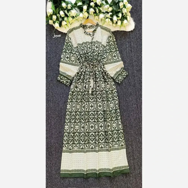 پیراهن ساحلی مزونی فلورانس فری سایز زنانه شیک و راحت مناسب استایل روزمره و مهمانی