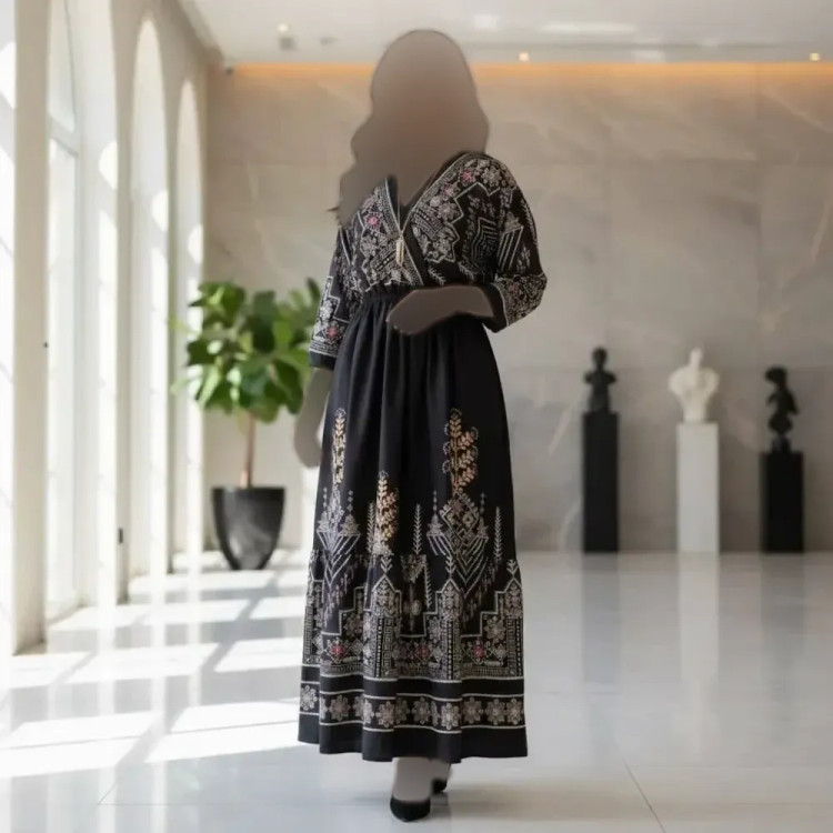 پیراهن ساحلی زنانه مزونی بوگاتی فری سایز شیک و راحت مناسب فصل