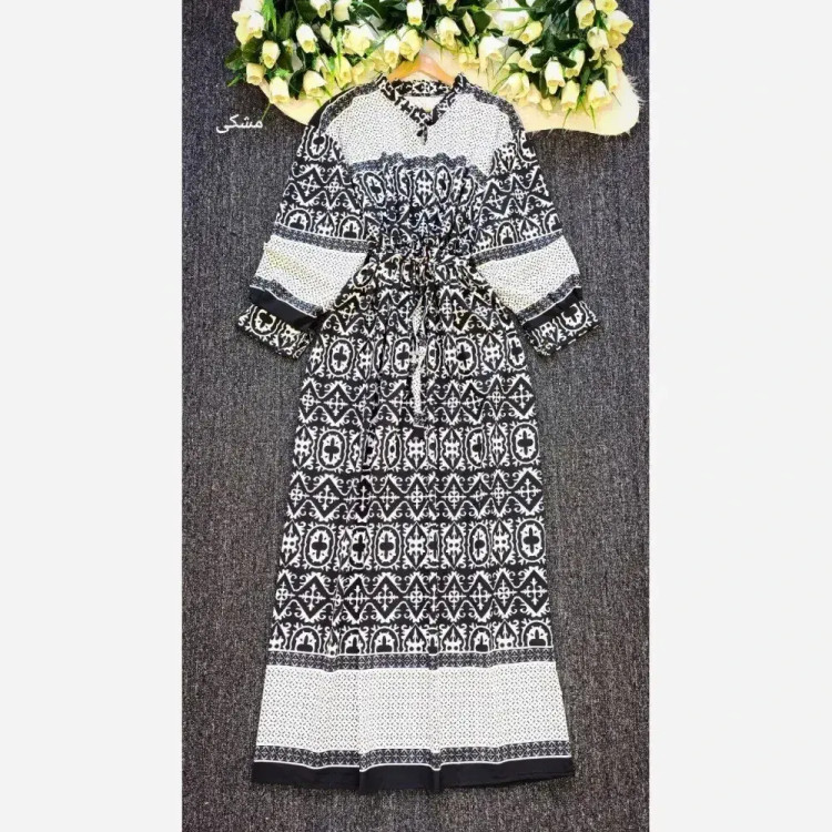 پیراهن ساحلی مزونی فلورانس فری سایز زنانه شیک و راحت مناسب استایل روزمره و مهمانی