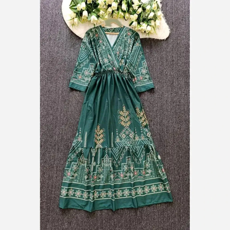 پیراهن ساحلی زنانه مزونی بوگاتی فری سایز شیک و راحت مناسب فصل