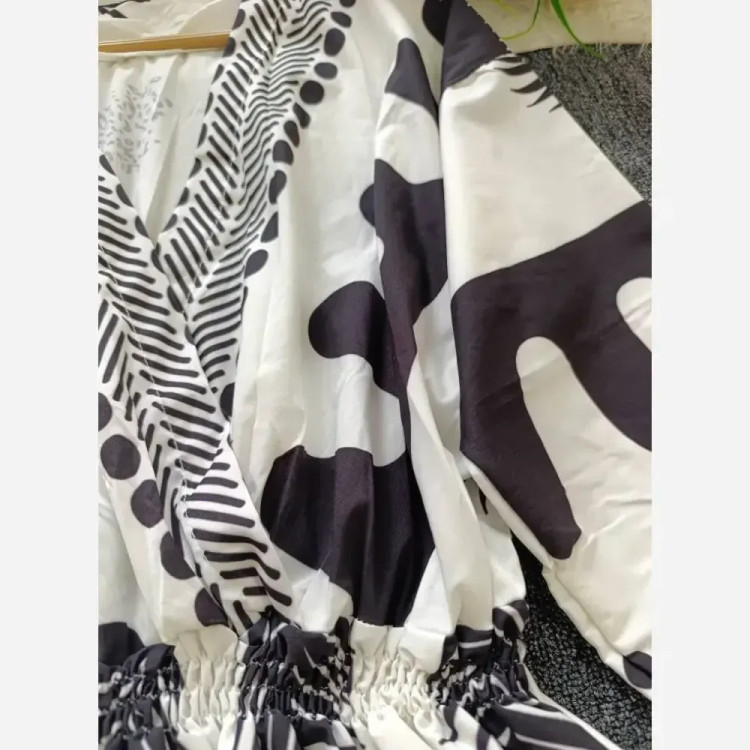 پیراهن ساحلی مزونی الیزه زنانه فری سایز تا 48 تنخور شیک با تضمین کیفیت