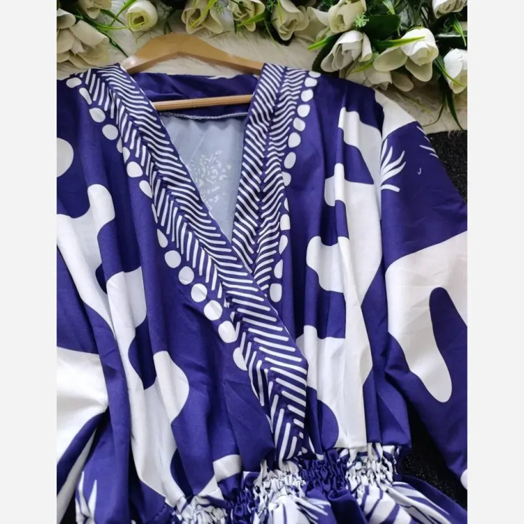 پیراهن ساحلی مزونی الیزه زنانه فری سایز تا 48 تنخور شیک با تضمین کیفیت