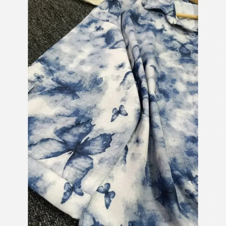 شومیز گرهای پینترستی پروانه جگوار وارداتی فری سایز 38-48 زنانه شیک