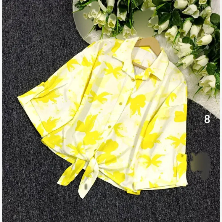 شومیز گرهای پینترستی پروانه جگوار وارداتی فری سایز 38-48 زنانه شیک