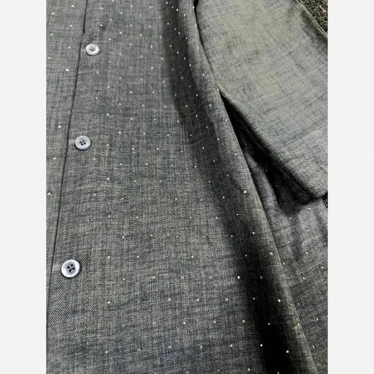 شومیز مجلسی زنانه نگینی شانتون ژاکارد فری سایز 38 تا 48 شیک و راحت