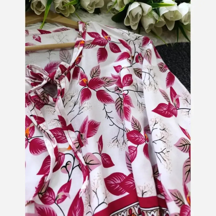 پیراهن ماکسی نخی زنانه فری سایز شیک و راحت مناسب ساحلی و روزمره | رنگ بندی متنوع