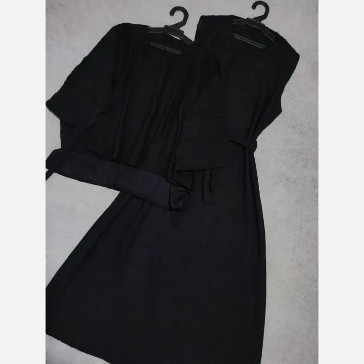 ست سارافون و رویه زنانه نسترن فری سایز تا 46 جنس مراکشی و صوفیا