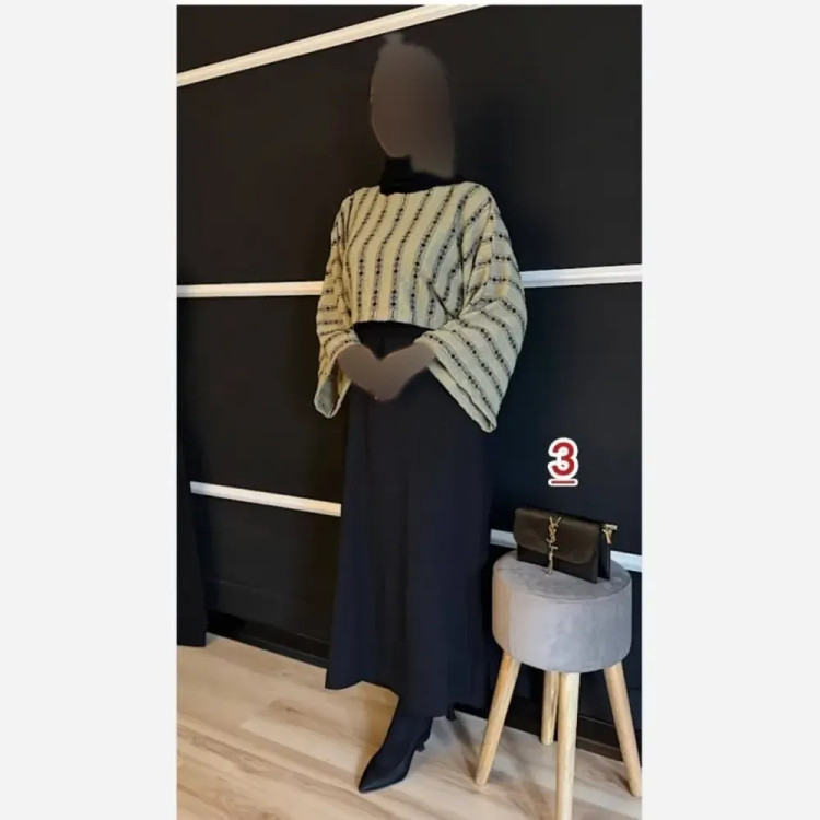 ست سارافون و رویه زنانه نسترن فری سایز تا 46 جنس مراکشی و صوفیا