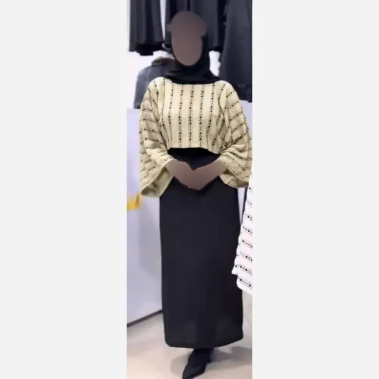 ست سارافون و رویه زنانه نسترن فری سایز تا 46 جنس مراکشی و صوفیا