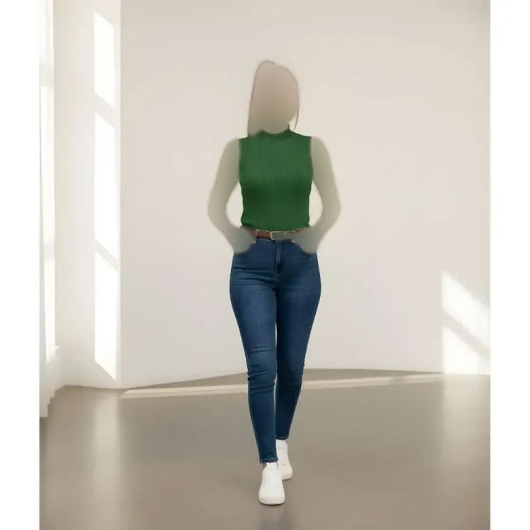 تاپ بافت نرم و لطیف زنانه فری سایز تا 44 قد 65 دور سینه 60