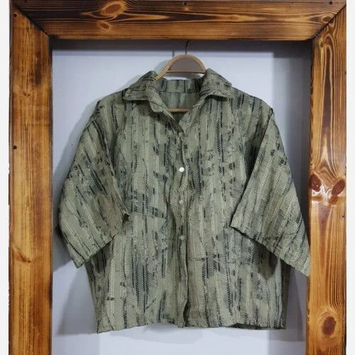 شومیز کوک دوزی گازوییلی فری سایز زنانه شانتون کد 9592