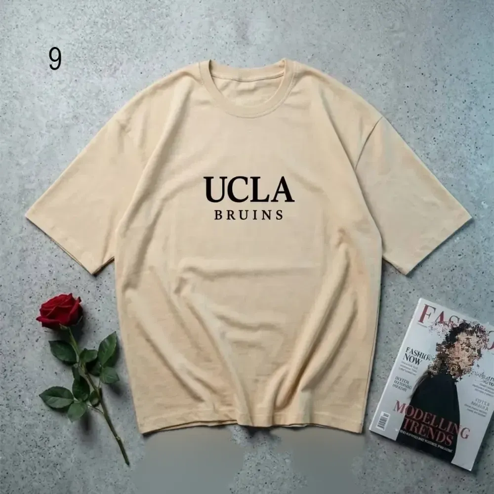 تیشرت نخ پنبه UCLA فری سایز زنانه قد 70 عرض 60 مناسب سایز 44 تا 46