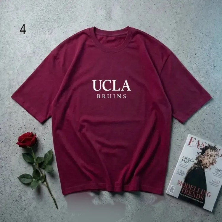 تیشرت نخ پنبه UCLA فری سایز زنانه قد 70 عرض 60 مناسب سایز 44 تا 46