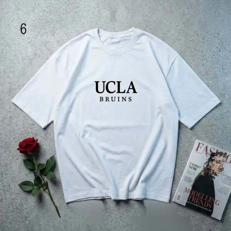تیشرت نخ پنبه UCLA فری سایز زنانه قد 70 عرض 60 مناسب سایز 44 تا 46