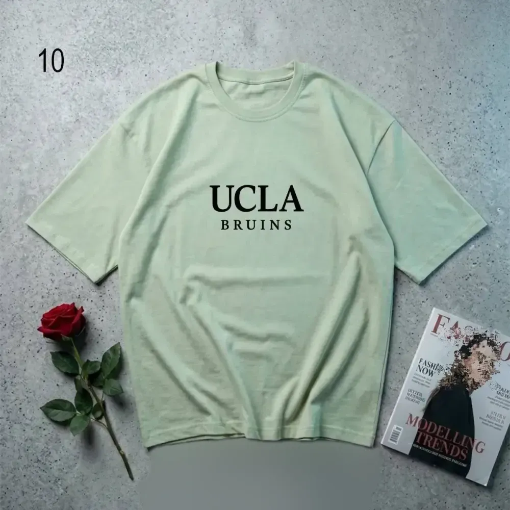 تیشرت نخ پنبه UCLA فری سایز زنانه قد 70 عرض 60 مناسب سایز 44 تا 46