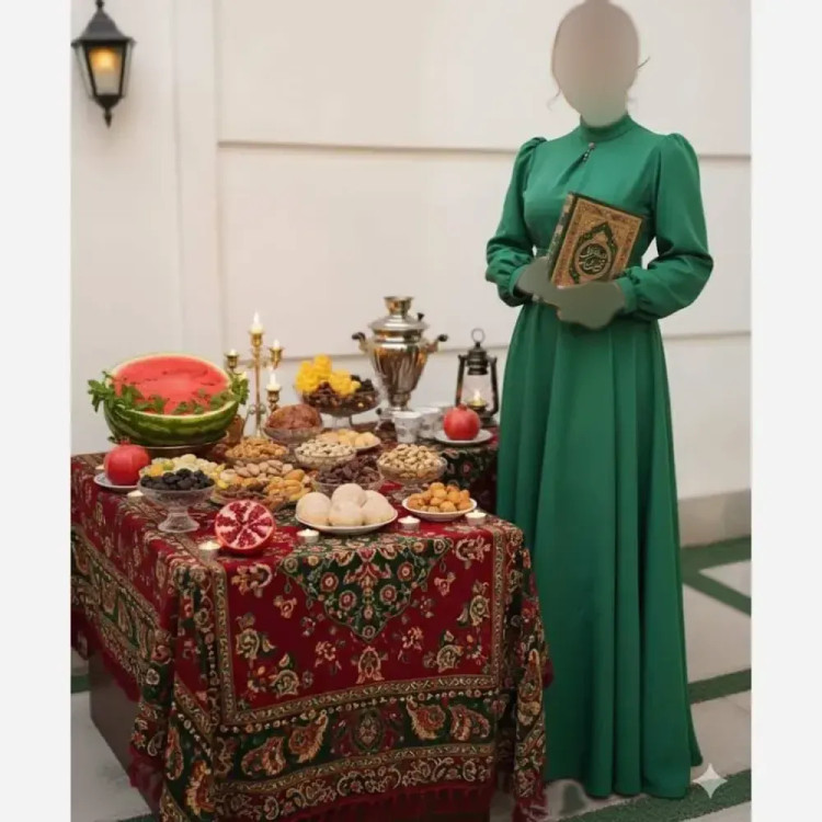 پیراهن مجلسی زنانه ناز کد 76401 سایزبندی 38 تا 52 قد 150 رنگ سبز و قرمز جنس مازراتی