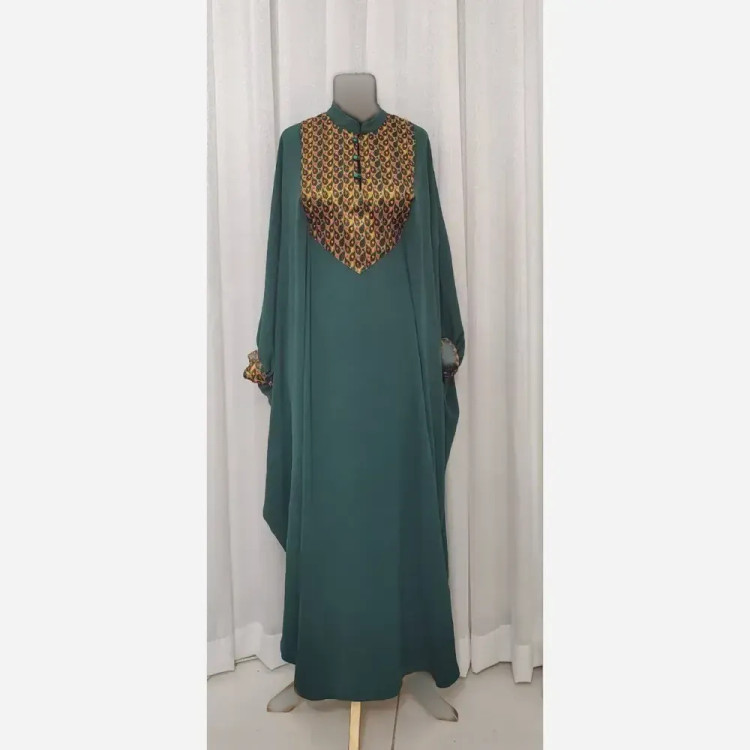 عبا زنانه طرح شیدا ابروبادی و تافته هندی قد 140 فری سایز 38-60