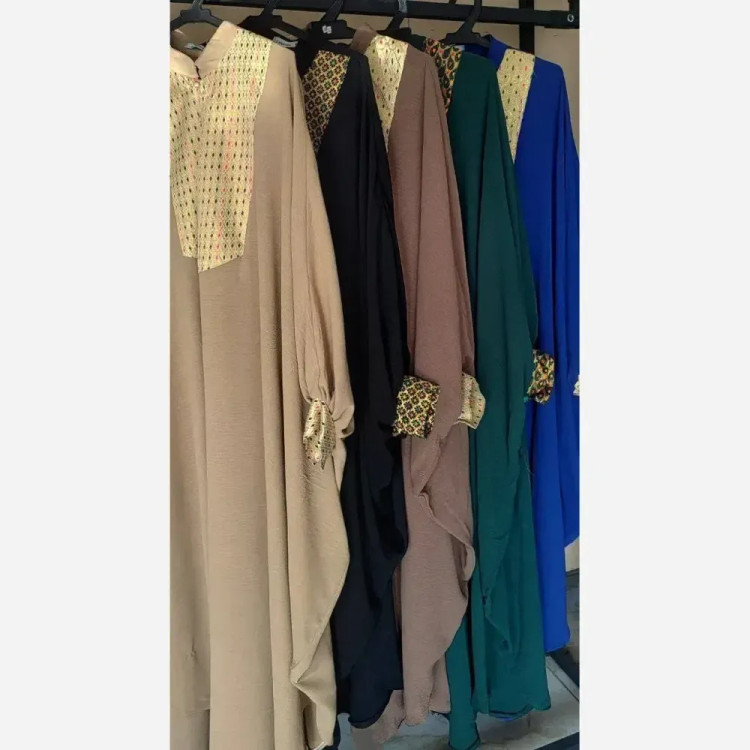 عبا زنانه طرح شیدا ابروبادی و تافته هندی قد 140 فری سایز 38-60