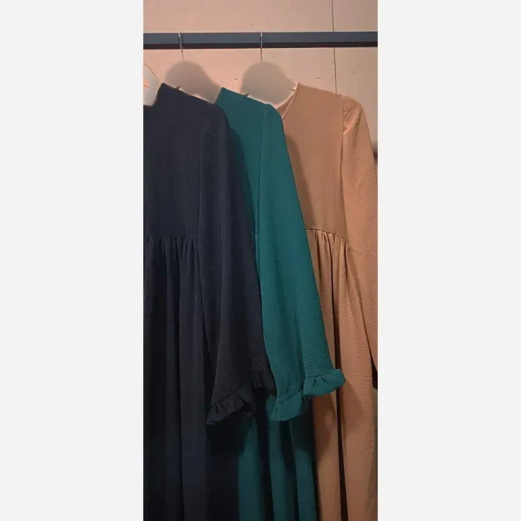 مانتو طرح شیرین ابروبادی قد بلند زنانه در رنگ های سبز، مشکی، نسکافه ای سایز 1 و 2