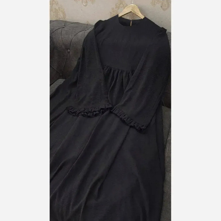 مانتو طرح شیرین ابروبادی قد بلند زنانه در رنگ های سبز، مشکی، نسکافه ای سایز 1 و 2