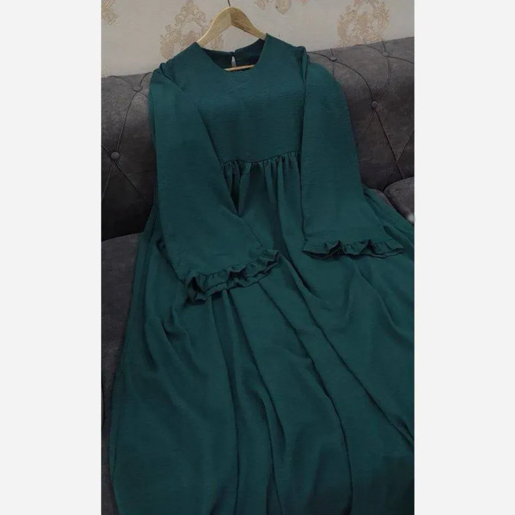 مانتو طرح شیرین ابروبادی قد بلند زنانه در رنگ های سبز، مشکی، نسکافه ای سایز 1 و 2