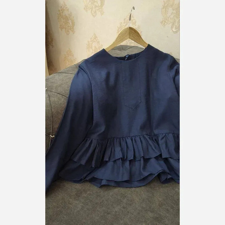 دوتیکه کرسپو طرح سروناز زنانه سایز فری (38-48) سبز مشکی سورمه ای