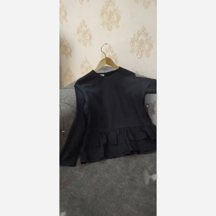 دوتیکه کرسپو طرح سروناز زنانه سایز فری (38-48) سبز مشکی سورمه ای