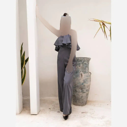 سرهمی شنل دار فانتزی کتان رایت فری سایز زنانه