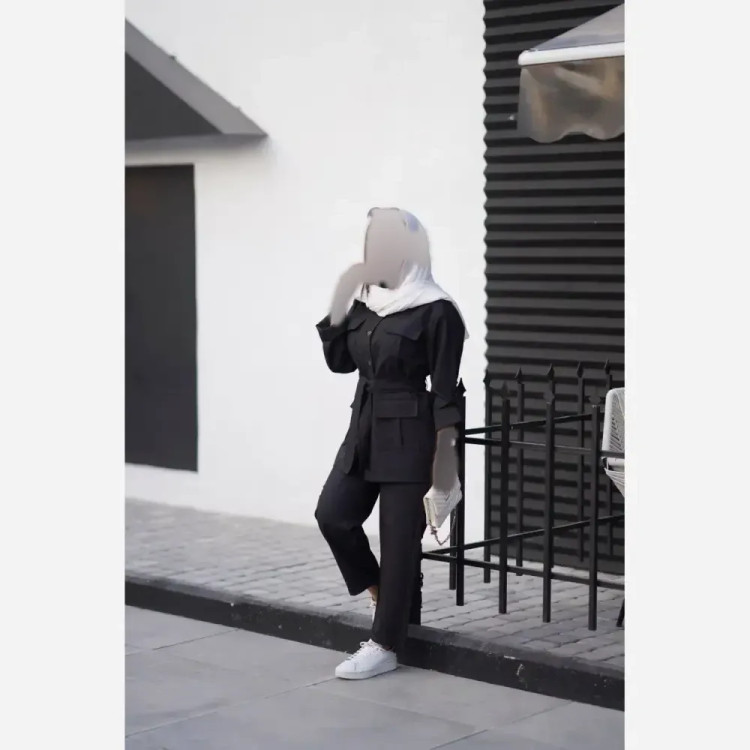 ست مانتو و شلوار هنگامه فری سایز مکانیک پرومکس درجه یک