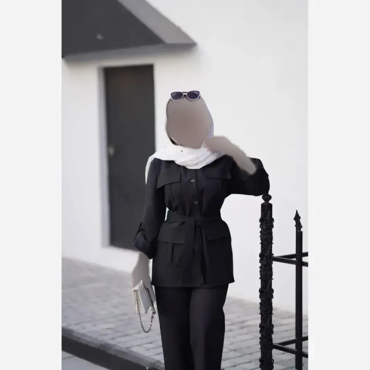 ست مانتو و شلوار هنگامه فری سایز مکانیک پرومکس درجه یک