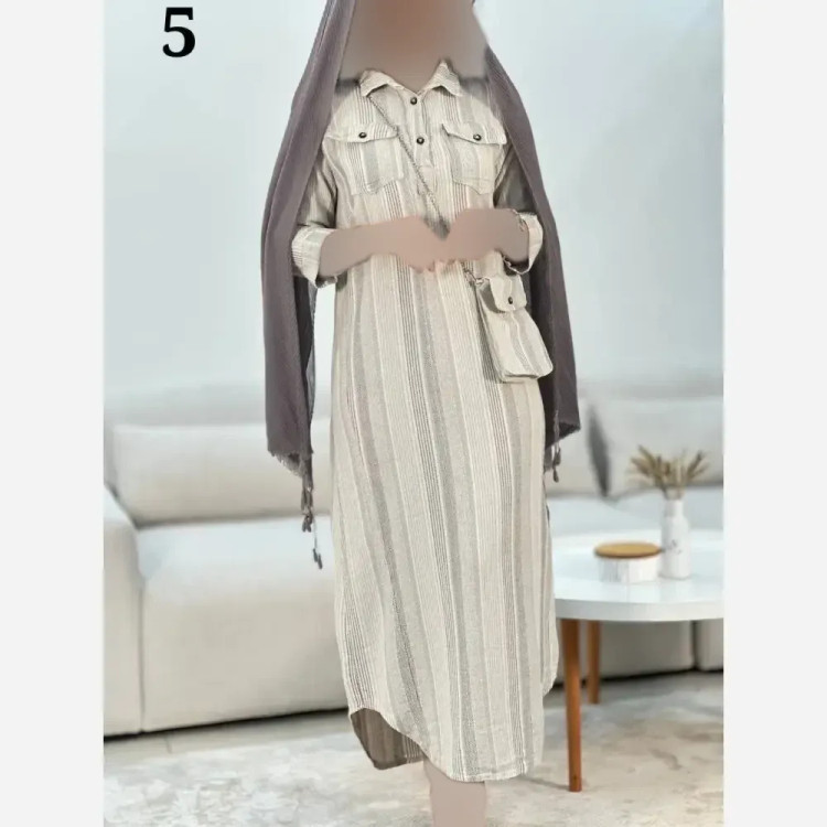 ست کفتان دیپلمات زنانه لینن کنفی فری سایز با کیف