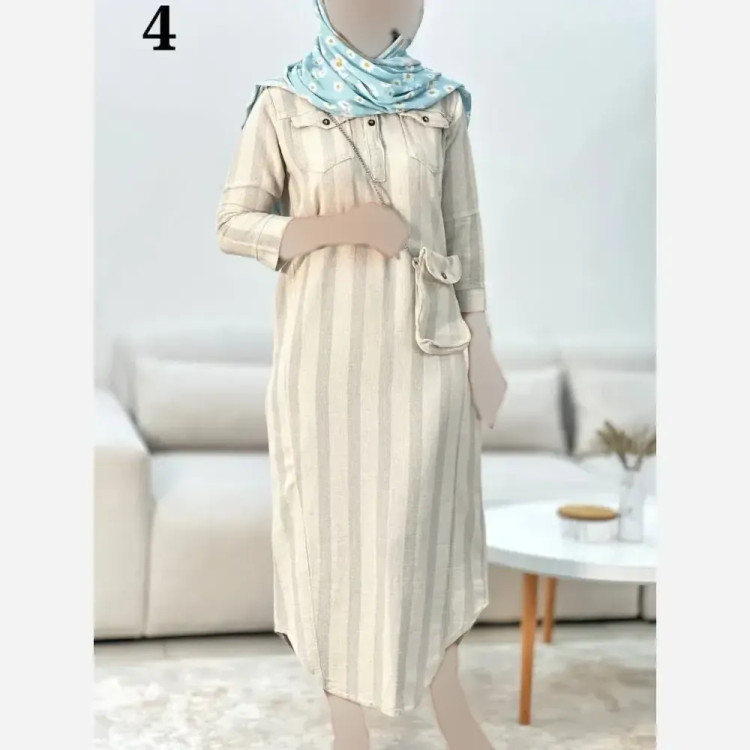 ست کفتان دیپلمات زنانه لینن کنفی فری سایز با کیف