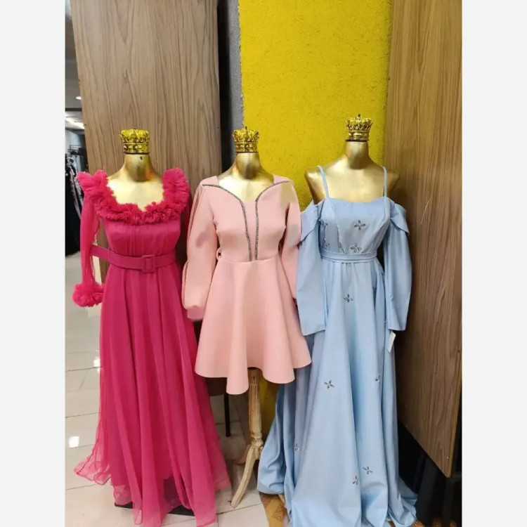 ماکسی مجلسی زنانه مدل آتریسا ساتن آمریکایی سنگ دوزی شده سایزبندی 38 تا 48