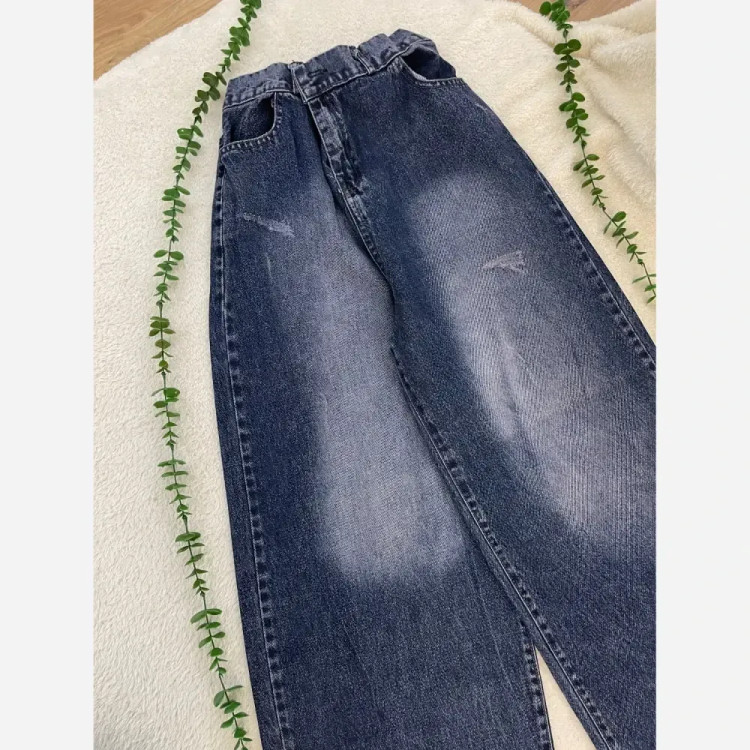 شلوار جین بگ زنانه ژوبین ترک قد 106 کیفیت عالی سایزبندی کامل