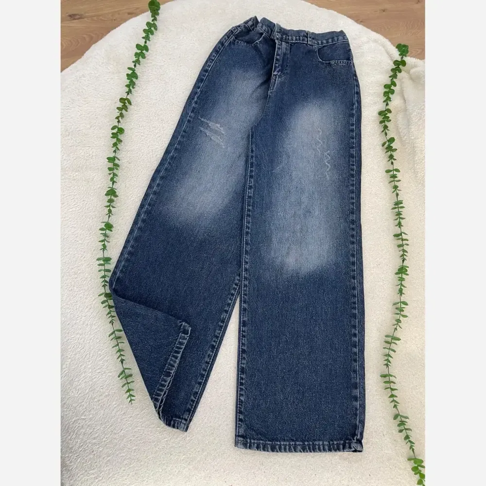 شلوار جین بگ زنانه ژوبین ترک قد 106 کیفیت عالی سایزبندی کامل