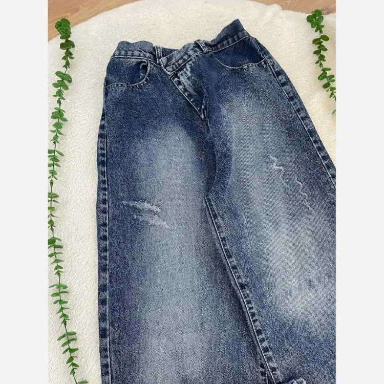 شلوار جین بگ زنانه ژوبین ترک قد 106 کیفیت عالی سایزبندی کامل