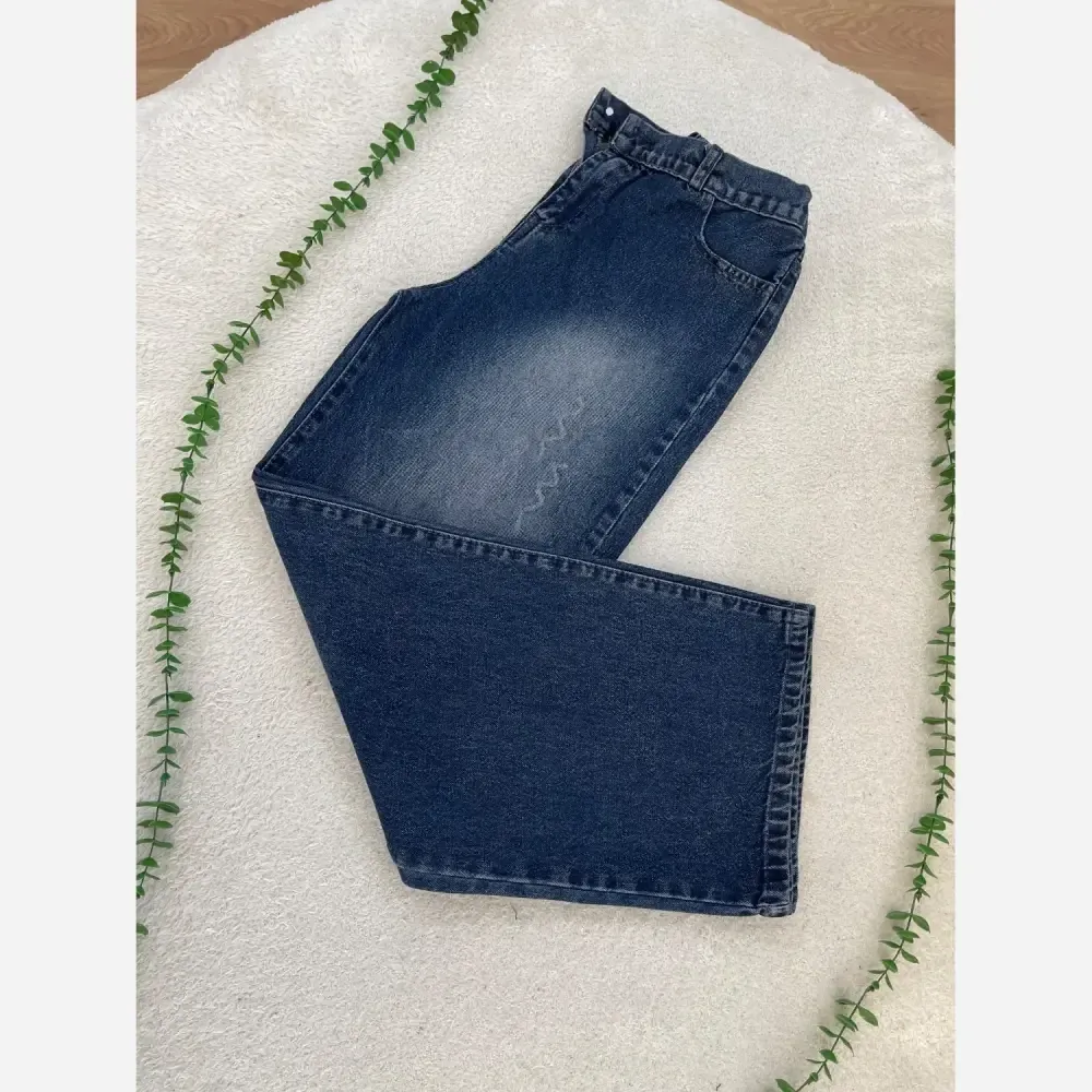 شلوار جین بگ زنانه ژوبین ترک قد 106 کیفیت عالی سایزبندی کامل