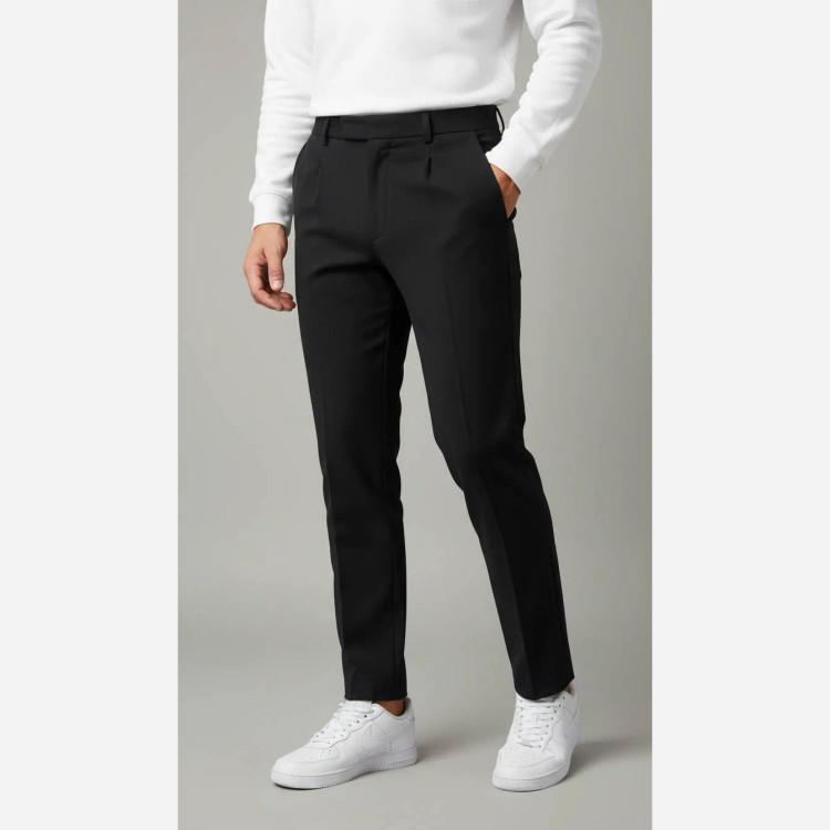 شلوار مام مردانه جنس مازراتی دبل توییست A++ رنگ مشکی و شکلاتی سایز L XL XXL XXXL