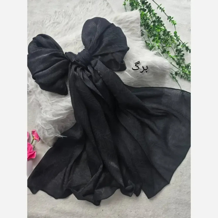 شال مهتاب ژاکارد دورو ترک ابعاد 195×65 رنگ بندی پیچ، برگ، هندسی سایز فری