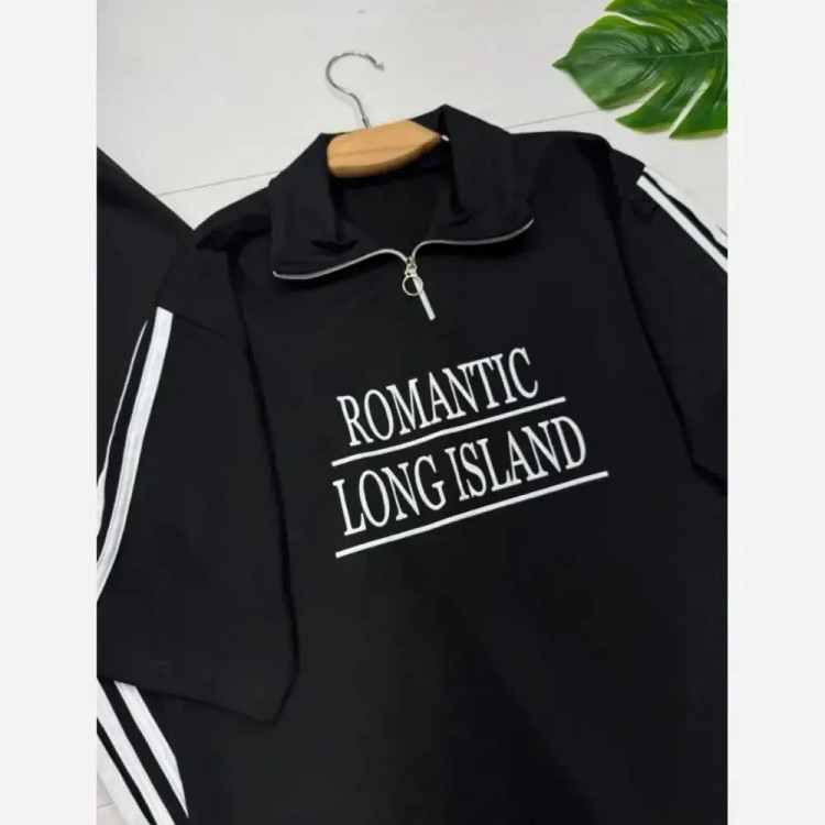 ست بلوز و شلوار زنانه ROMANTIC جنس پنبه گلکسی سایز فری 38 تا 46