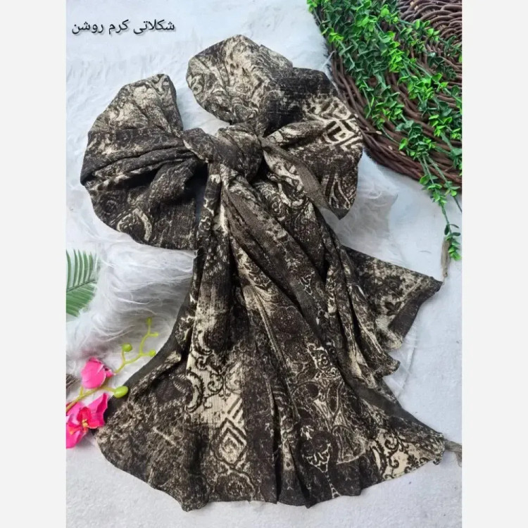 شال کریشه لوزی برشکا کریشه سافت فری سایز ایستایی عالی بدون سر خوردگی کیفیت بالا