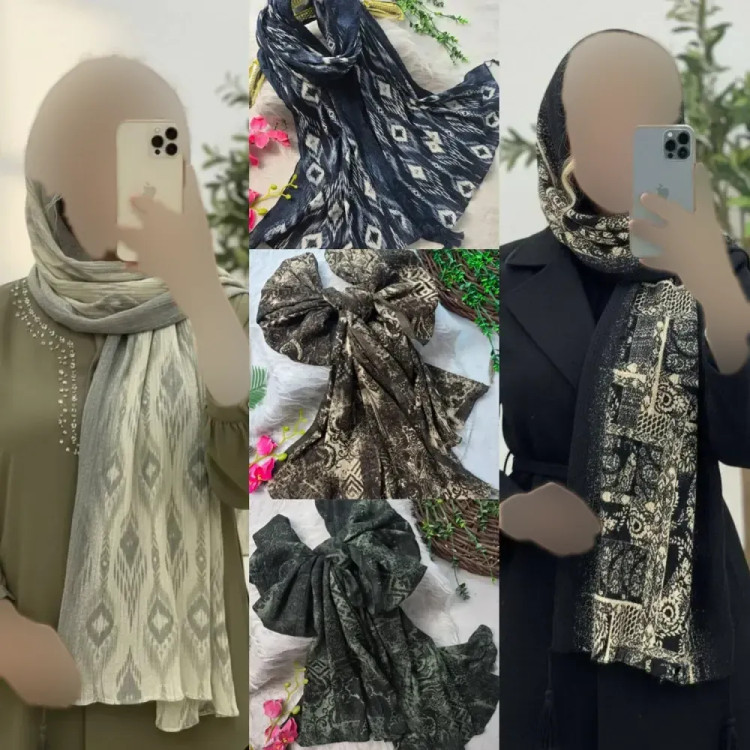 شال کریشه لوزی برشکا کریشه سافت فری سایز ایستایی عالی بدون سر خوردگی کیفیت بالا