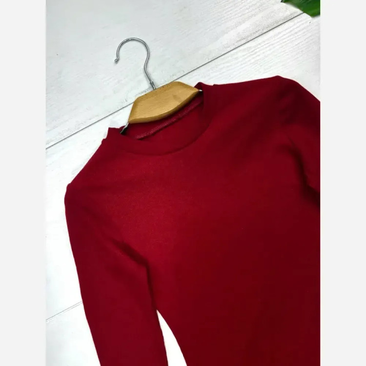 بادی یقه گرد ابریشم فانریپ کش مشکی زرشکی سایز 38 تا 44